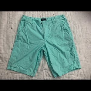 Express light blue men’s shorts